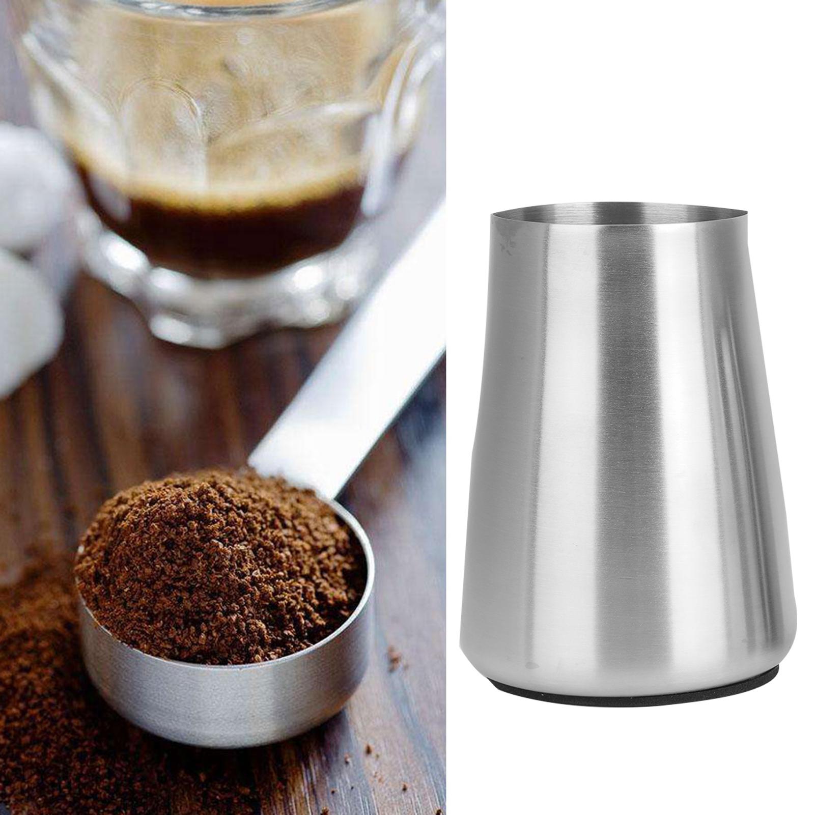 Stainless Steel Coffee Espresso Dosing Cup Cafe Beans Powder FIlter For Automatic Grinder Coffee Accessories argento