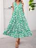 European and American summer printing new holiday style fashion sleeveless dress
