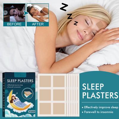 42pcs Sleep Patches for Men and Women All Natural Deep Sleep Aid Patch Improve Sleep Insomnia Conditioning Patch