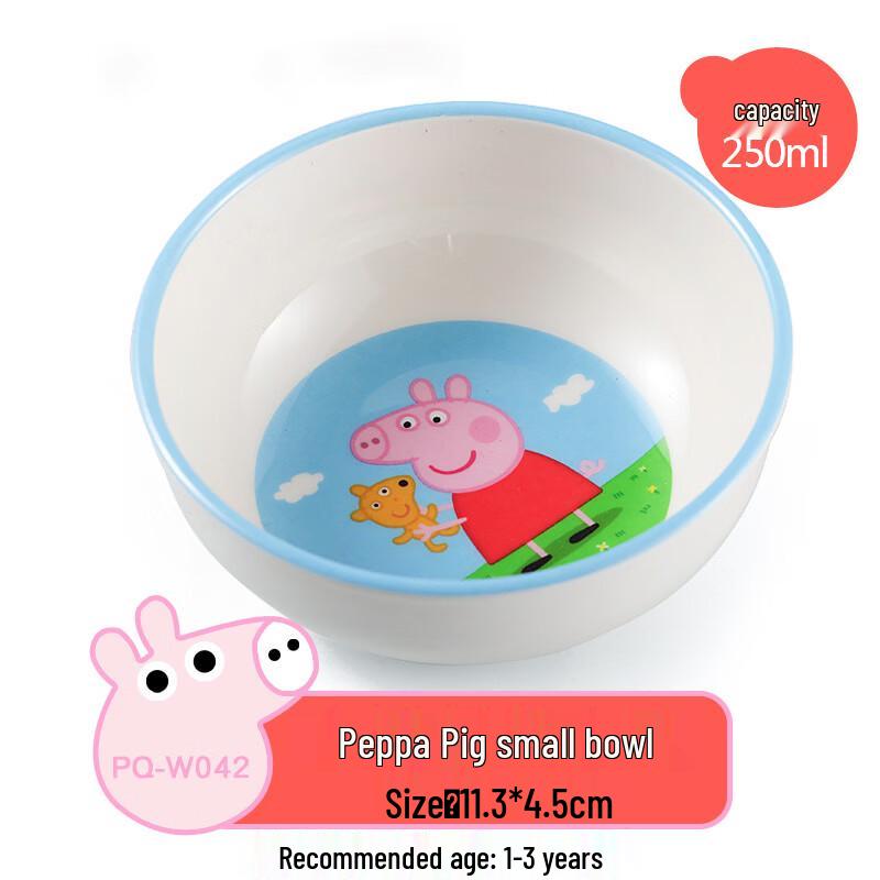 Peppa Pig Kids Melamine Feeding Bowl