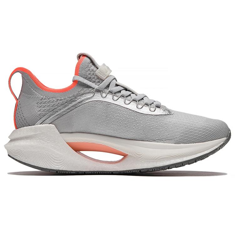 LiNing Jueying Essential Rebound Low-Top Running Shoes Women's Gray Orange ARRS004-13