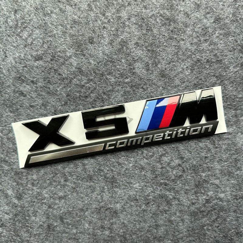 3D ABS Car Letters Logo Badge Sport Stickers Car Rear Trunk Emblem For BMW X1 X2 X3 X4 X5 X6 X7 M1 M2 M3 M4 M5 M6 M7 Competition