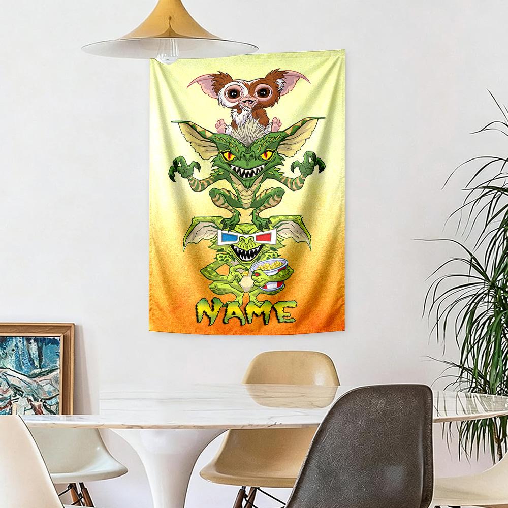 Warner Custom Your Name Wall Decor Tapestry Art For Pet Memorial Birthdaywedding Party Backdrop Family Gift