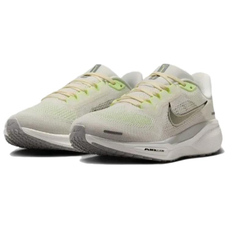 Nike Pegasus 41 Wide Segel Bequem Stilvoll Langlebig Niedrig geschnittene Laufschuhe Damen Sneaker Hellgrün Weiß FQ0965-106