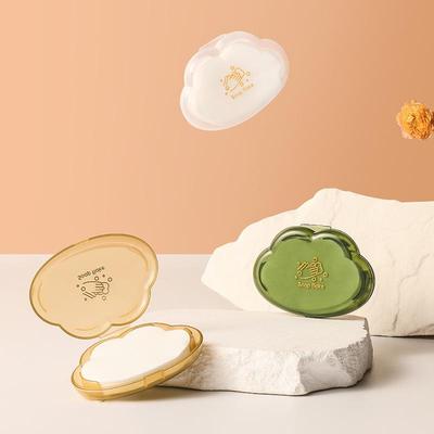 Custodia da viaggio impermeabile per sapone lava viso a forma di nuvola carina - portatile, guarnizione di drenaggio, piccole dimensioni