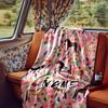 Horse Rider Barn Hair Flowers Sunflower Blanketcustomize Your Name Lightweight Comfortable And Stylish Blanket For Travel Bed Home Chair Office Sofa