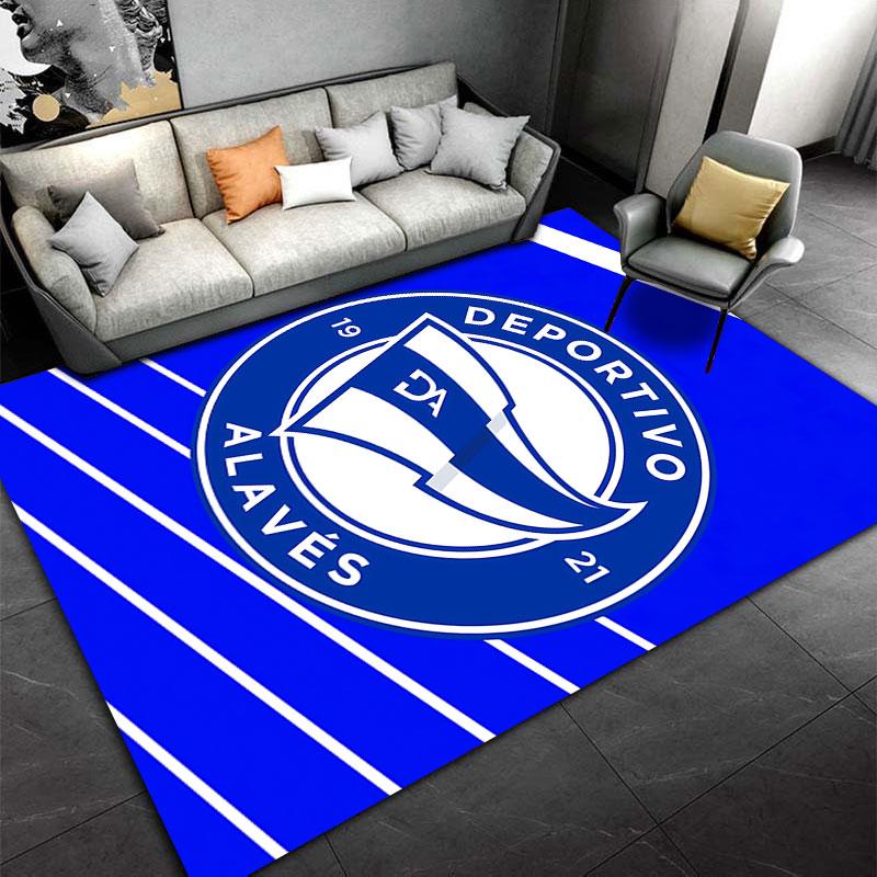 Deportivo Alavés Logo Carpet suitable as a non-slip mat for the living room or bedroom sofa