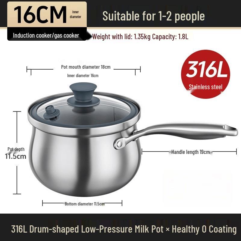 

Utool 316L Stainless Steel Multi-Function Micro-Pressure Pot
