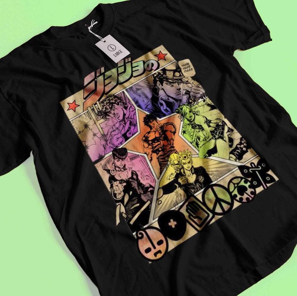 

Футболка Jojo s Bizarre Adventure Футболка Джотаро Куджо Футболка Дио Футболка Джиорно Ёсикагэ M