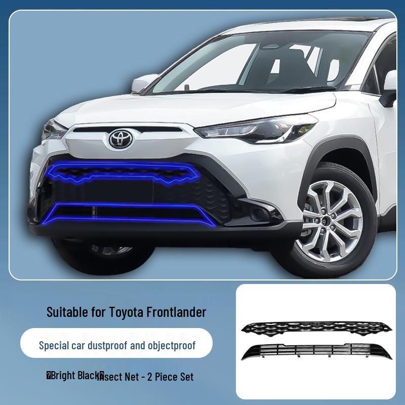 Защитная сетка-крышка на решетку радиатора Toyota Frontlander - Защитная пряжка для радиатора и решетки от насекомых и пыльцы