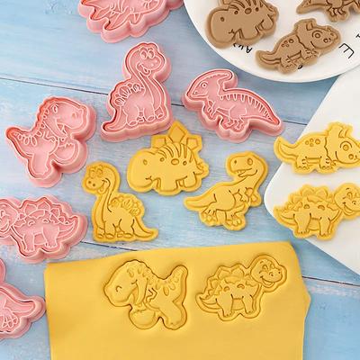 8pcs Set Cartoon Cookie Molds Animal Cookie Cutters DIY Cake Printing Stencils Biscuit Press Stamp Embosser Figure Baking Tools