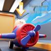 Children's Inertial Pull-Back Small Airplane Toy Car