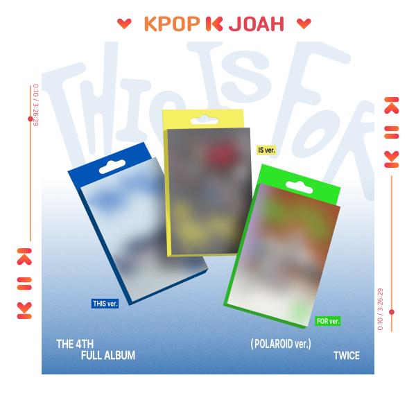 

(POLAROID ver.) TWICE [THIS IS FOR] 4th Full Album RANDOM (POLAROID ver.)