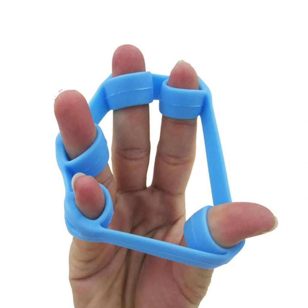 Silicone Hand Exerciser Grip Strength Wrist Exercise Finger Stretcher Trainer