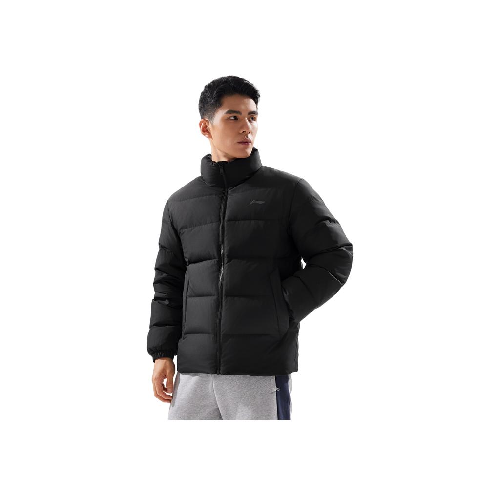 Li-Ning Giacca imbottita antivento idrorepellente con collo alto da uomo AYMV215-4