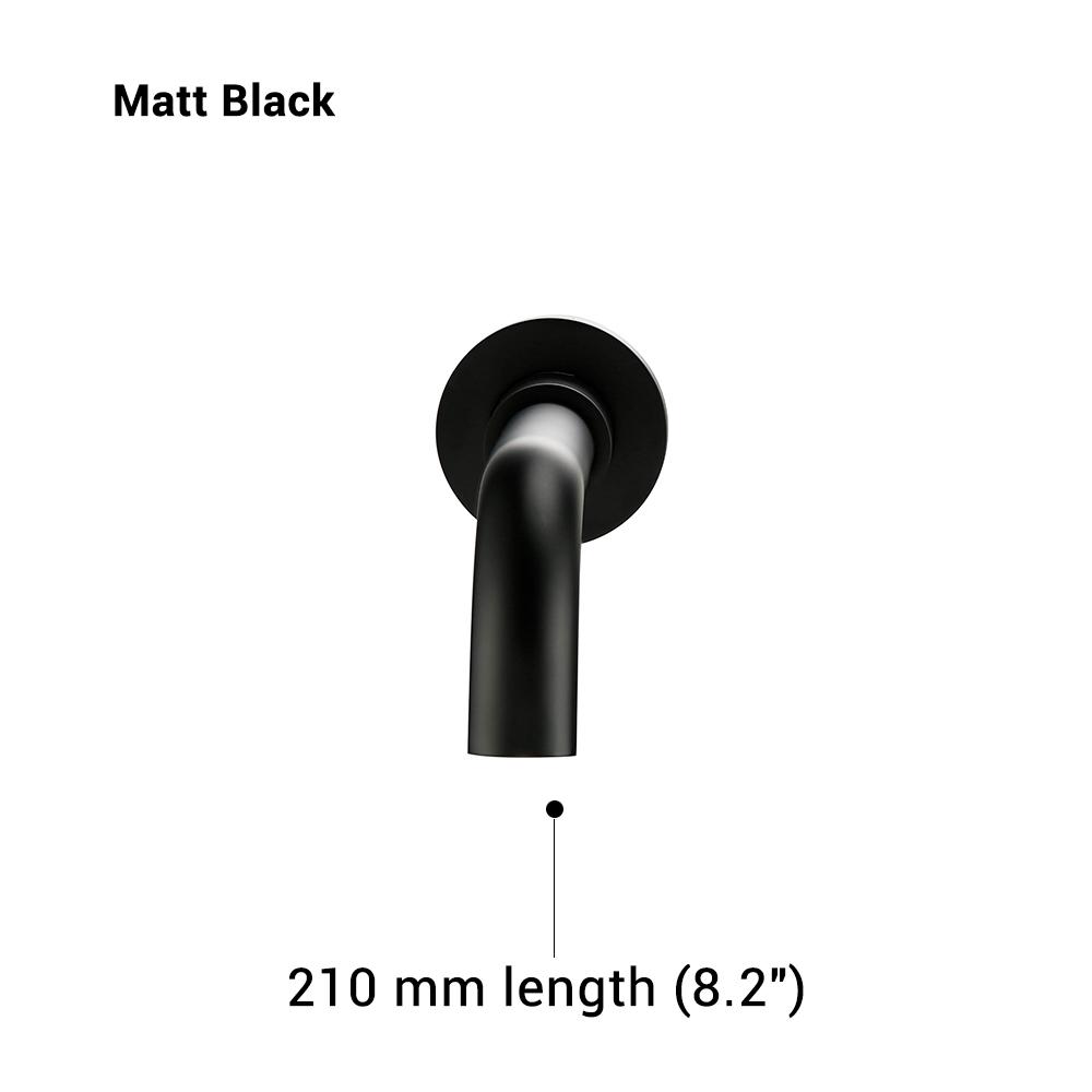 Bagnolux Black Brushed Polished Chrome Stainless Steel Rose Gold Brass Round Bathtub Spout Basin Bathroom Faucet