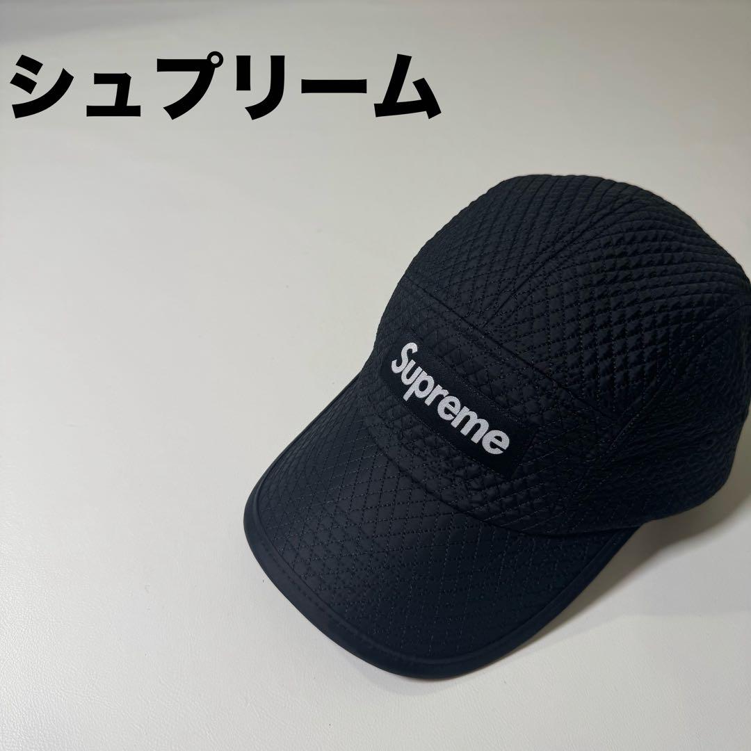 

[USED] Supreme Black Quilted Cap