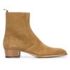 Men's European & American Chelsea Boots - Pointed Toe, High Top, Zipper Denim Martin Boots