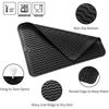 Anti Slip Coffee Pad Silicone Dish Drying Mat Heat Resistant Protector Mat Easy To Clean for Kitchen Counter Sink Refrigerator