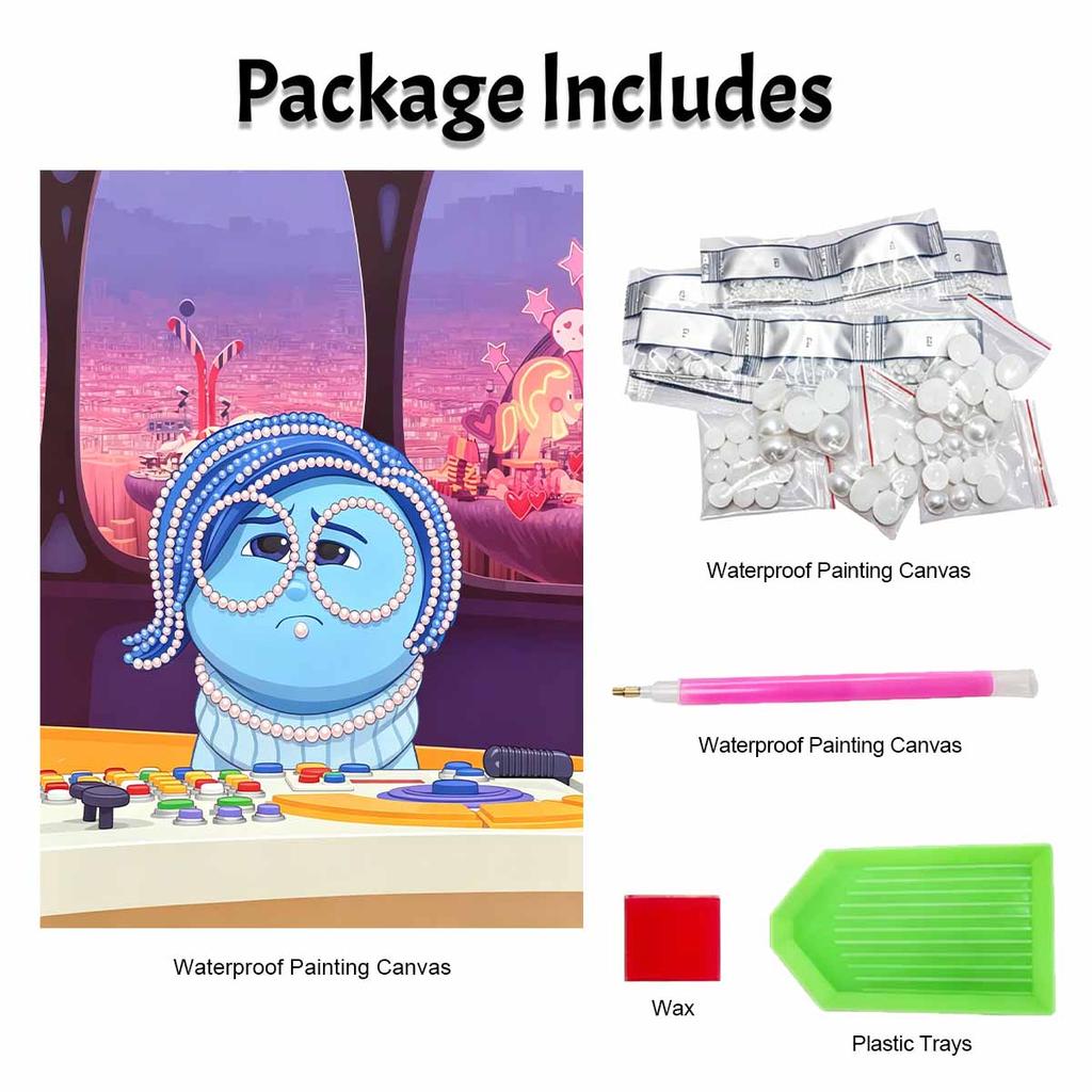 Disney Pearl Painting Inside Out Creative Pearl Art Painting 5D DIY Pearl Embroidery Mosaic Cross Stitch Kit Home Decoration Based On Youyou
