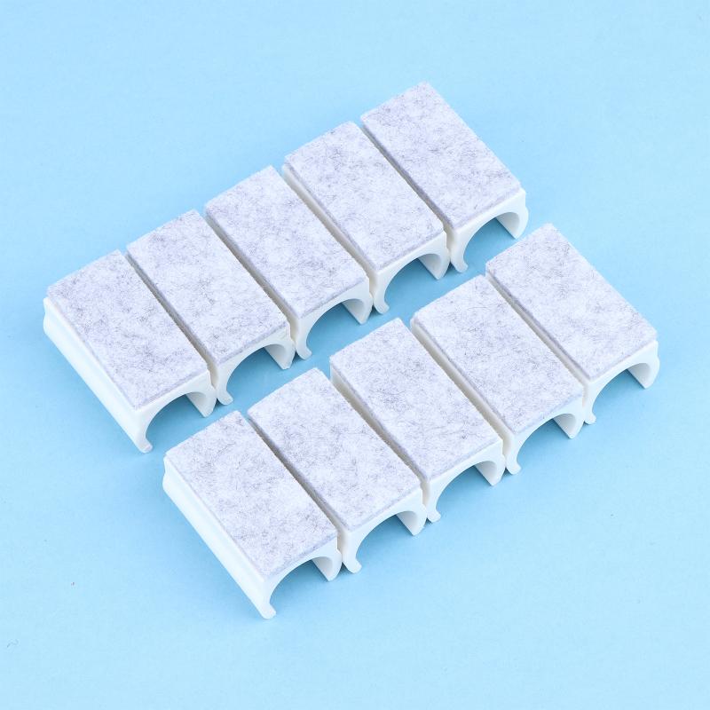 Chair Leg Pads 10Pcs U Shaped Non Slip 19mm 22mm 25mm Noise Reduction Caps for Wooden Floor Protection