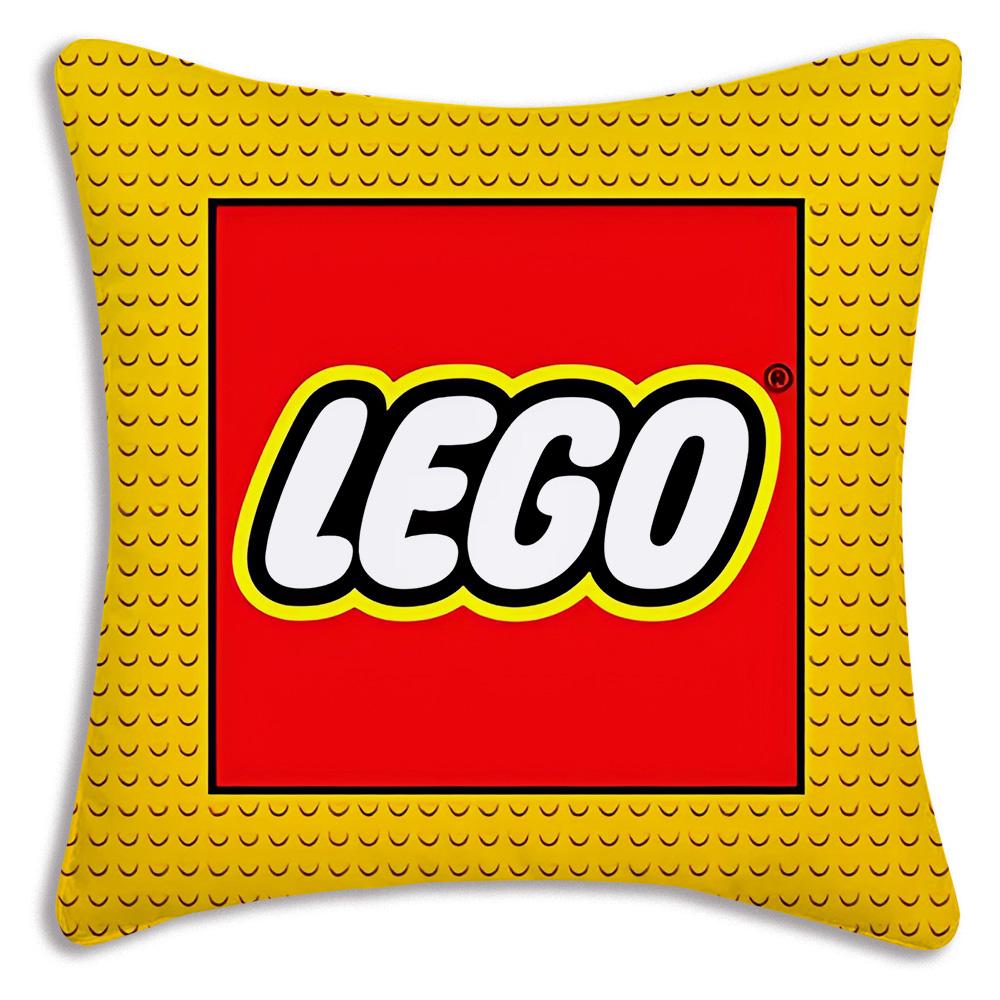Cool Für Legos Spiel Kissenbezüge Cartoon Sofa Dekorativ Zuhause Zweiseitiger Druck Kurzer Plüsch Niedliche Kissenhülle 30cmx30cm