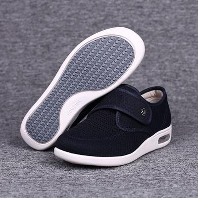 Couple Old People Shoes Fashion Women's Slip On Walking Shoe Orthopedic Diabetic Air Cushion Breathable Slippers Male Sneaker