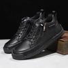 Womens/Men's Leather Shoes Large Casual Shoes Sports Men's Fashionable Casual Leather Shoes