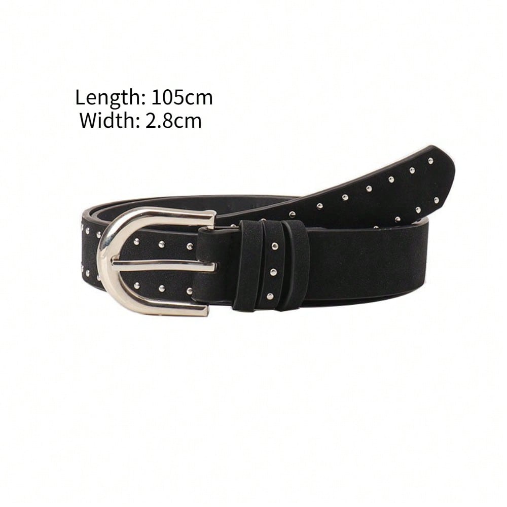 New Suede Belt Women's Western Style Women's Belt Trendy Personalized Pin Buckle Belt