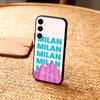 Milan city Phone Case For Samsung  A73,72,71,A52,51,40,41,A22,A32,31,A13, Soft Black Shell