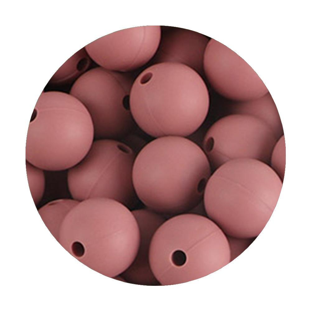 50Pcs/lot 9/12/15mm Loose Beads Silicone Round Beads Pearl Beads Food Grade For Jewelry Making DIY Handmade Accessories