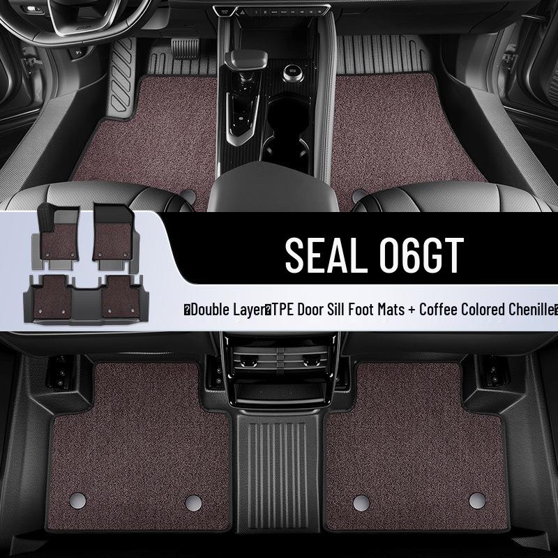 2025 BYD Seal 06 GT TPE Floor Mats - Full Surround Car Interior Accessories