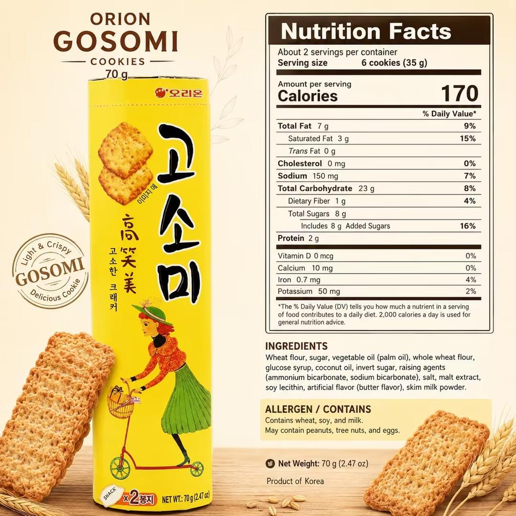 Ciastka Orion Gosomi 70g
