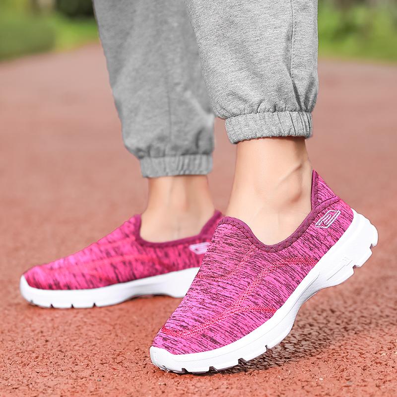 New Women'S Light Shoes Soft Soled Breathable Sneakers Casual Middle Elderly Shoe Couple'S Anti Slip Comfort Shoes  Mujer