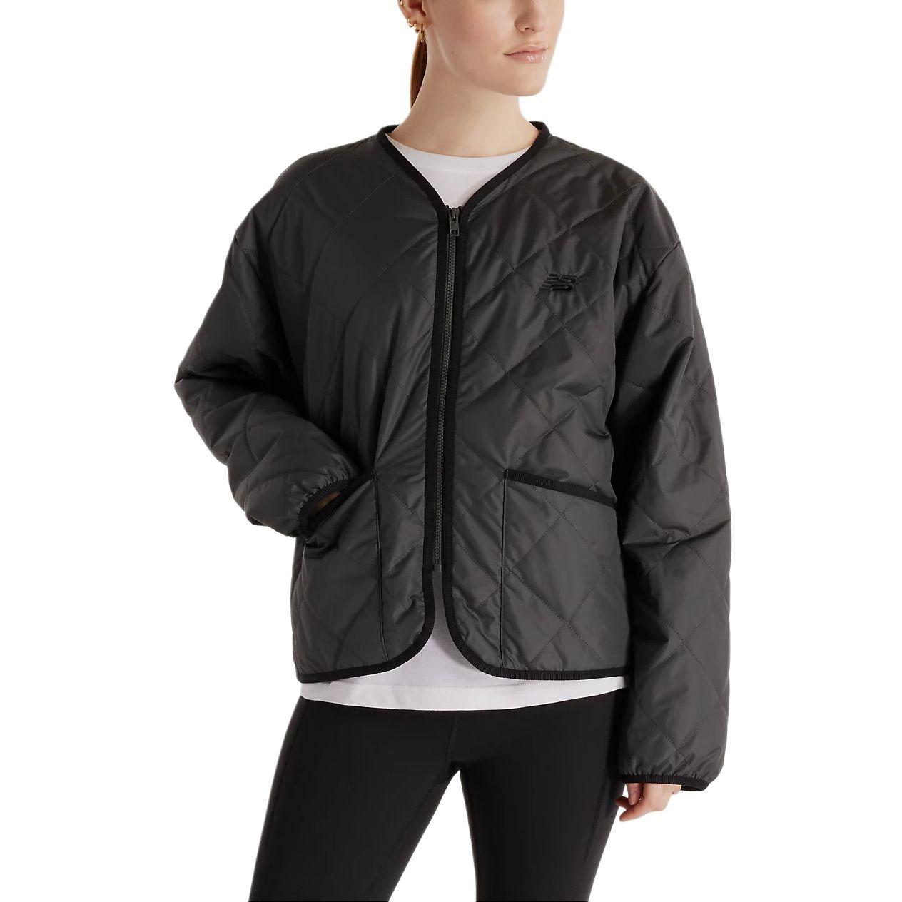 New Balance Puffer Jacket Women s Asphalt Black WJ43517-ACK M