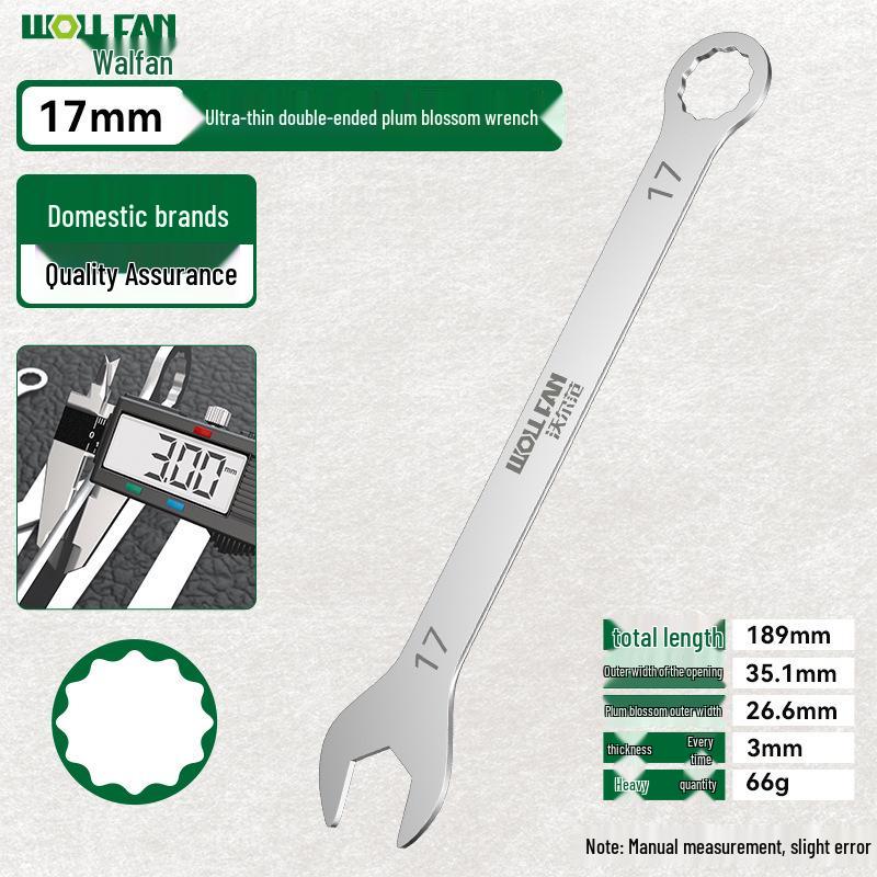 32mm Ultra-thin Double-headed Open-ended Wrench