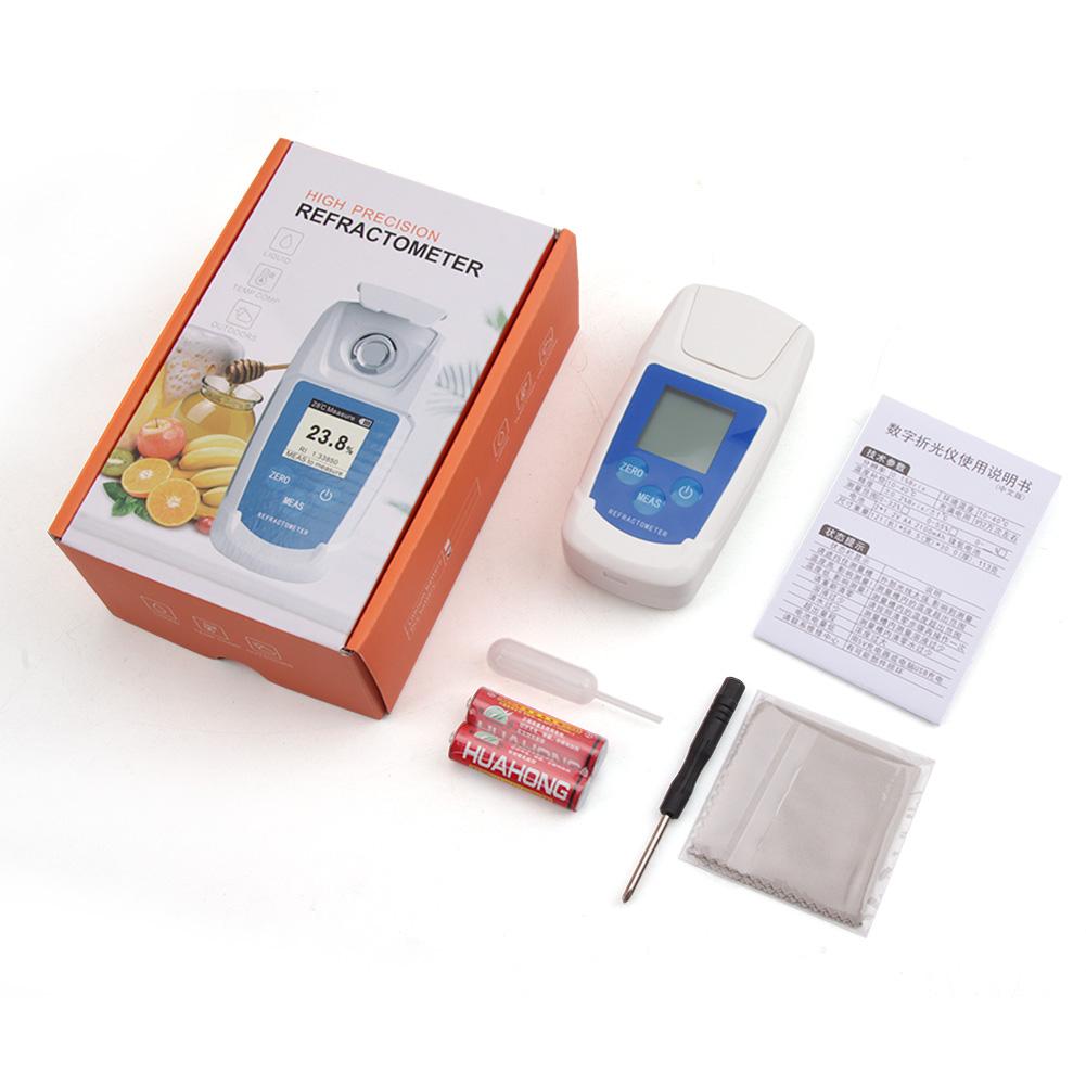 

Цифровой рефрактометр Yieryi 0-55% Brix для фруктовых соков, напитков, измеритель содержания сахара, тест на содержание сахара в виноградном соке