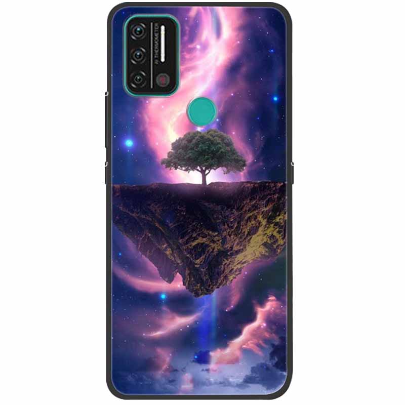 Weiche bedruckte Hülle für Umidigi A9 Pro Hülle Silikon Schutzhülle Schwarze Hüllen für Umidigi A7 Pro Niedliche Katze A9Pro A 9 A7Pro