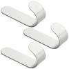 Adhesive Hooks - AIMOONSA - 3 Pieces - Stainless Steel - Drill-Free Mounting - Silver Finish