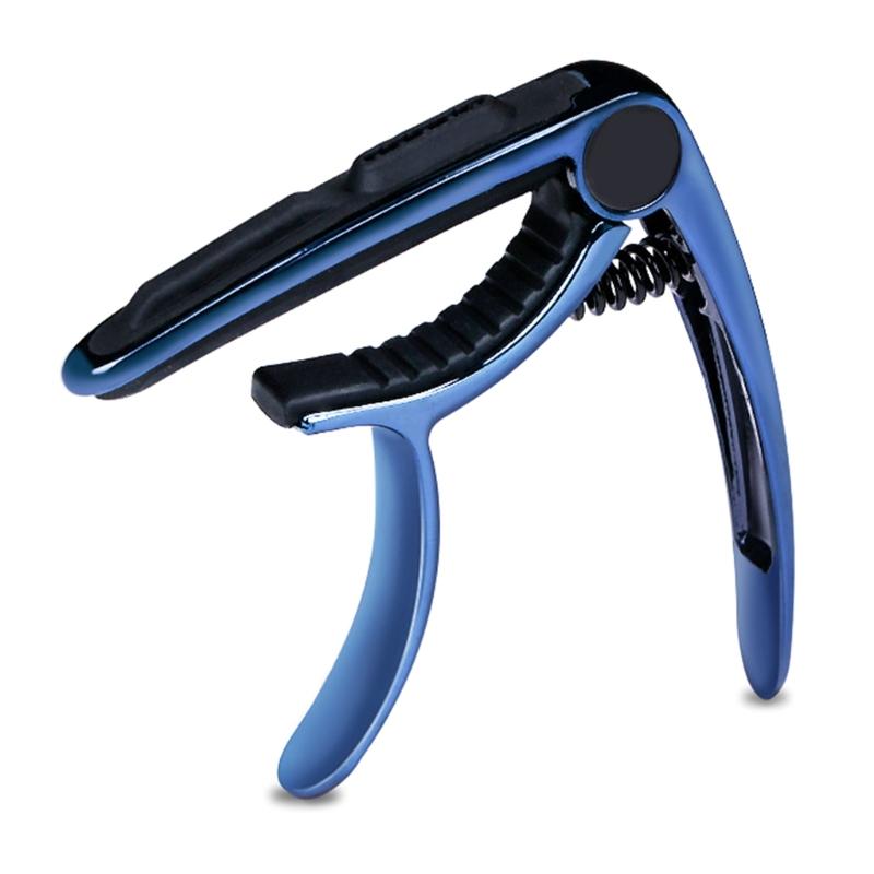Easy to Use Portable Guitar Capo Metal Spring Clamp Capo Ukulele Capo Suitable for Both Novice and Experienced Musicians