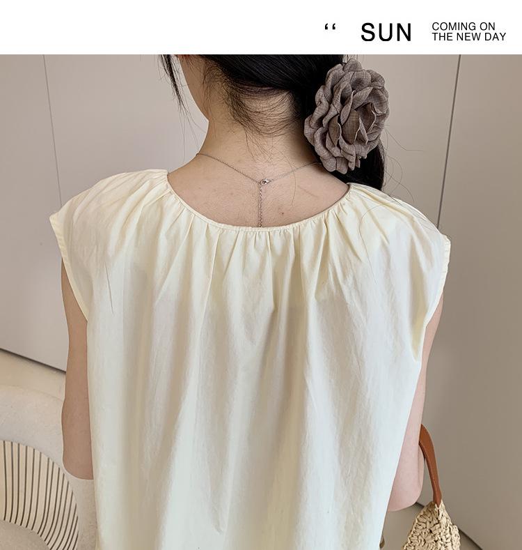 2026 Summer Petite Maternity Fashion: French Style Vest and Skirt Set
