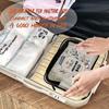 Large Capacity Transparent Travel Makeup Bag-Portable Multi-Functional Organizer for Cosmetics, Pills & Outdoor Toiletry Storage