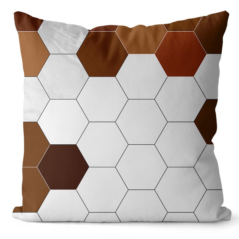 Orange Nordisch Schlicht Grün Geometrisches Kissen Elch Zebra Muster Kissen Büro Wohnzimmer Sofa Rückenlehne