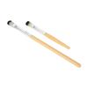 2Pcs Flux Brush Different Size Small Portable Soft Bristles Comfortable Handle Scratch Brush for
