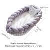 Folding Cotton Weaving Removable Sleeping Bed for Infants