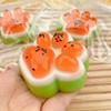 Watermelon Cat Paw Squeeze Realistic Slow Rebound Toy Creative Sensory Fidget Ball  Student Prize