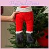 Christmas Tree Decor Plush Door Hanging Santa Claus Leg Festive Home Ornament