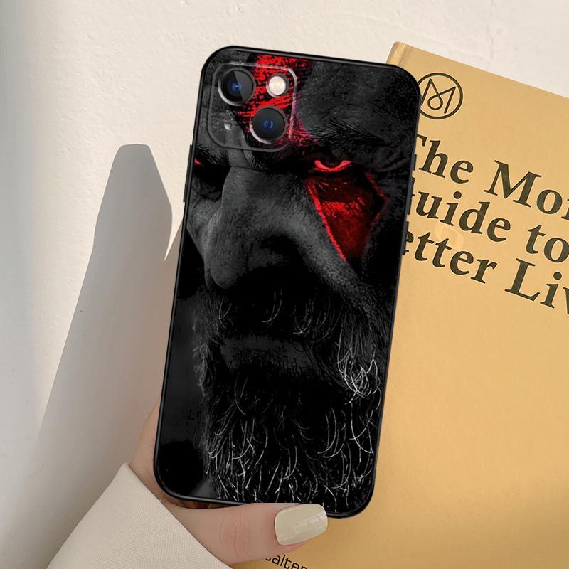 God of War Case For iPhone 16 15 14 Pro Max Plus 13 Pro Max 11 12 Mini Cover Coque