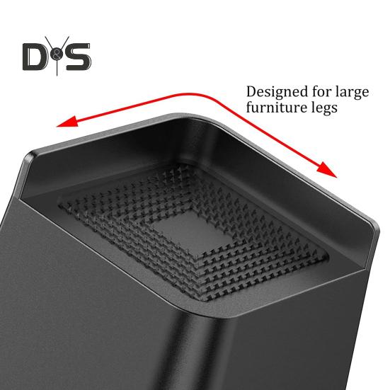 4ks 5/6-palcový zvedák na nábytek, těžká podpěra postele, podpora až 6000 liber, protiskluzová podpěra pro stůl, gauč, židli, pohovku, skříň, zvedák nohou