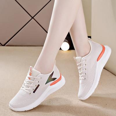 New Women's Shoes Fashion Sneaker Outdoor Running Shoes Flyknit Trendy Shoes Breathable Sneaker